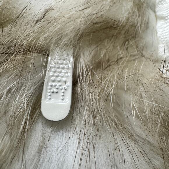 Vintage Rabbit Fur Coat Womens Medium Chill Chasers Old Money Mob NEW OLD STOCK - Picture 8 of 9